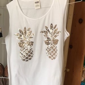 Adorable LOT OF 2 PINK VS Sequin shirts